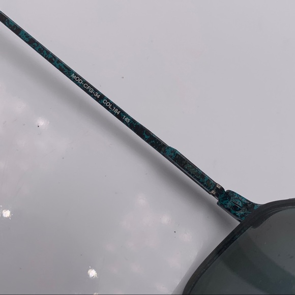 Vintage Marchon Blue Oval Sunglasses Frames - Picture 7 of 7